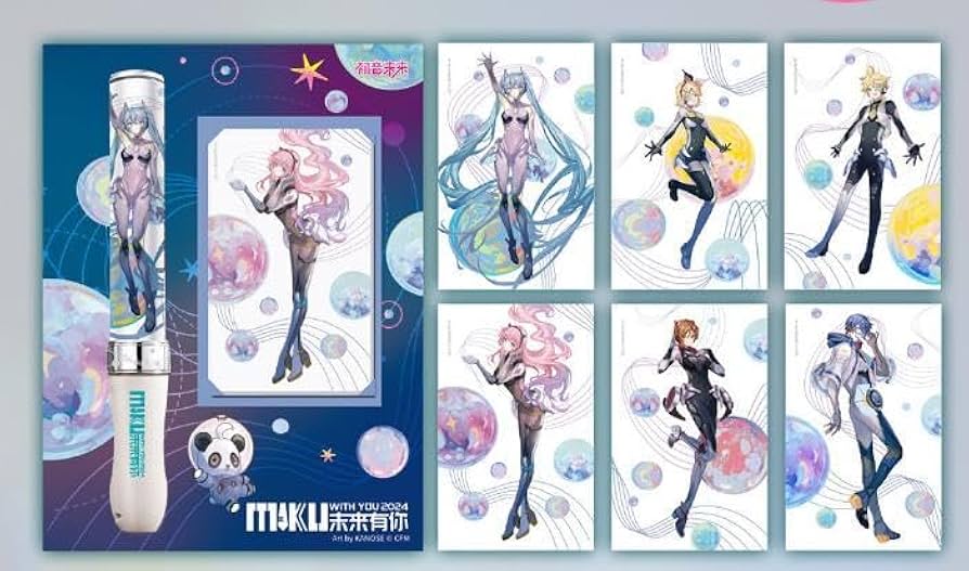 ノイミー ペンライト2本セット 2024ver Amazon.co.jp: ペンライト フィルム付き MIKU WITH YOU 2024